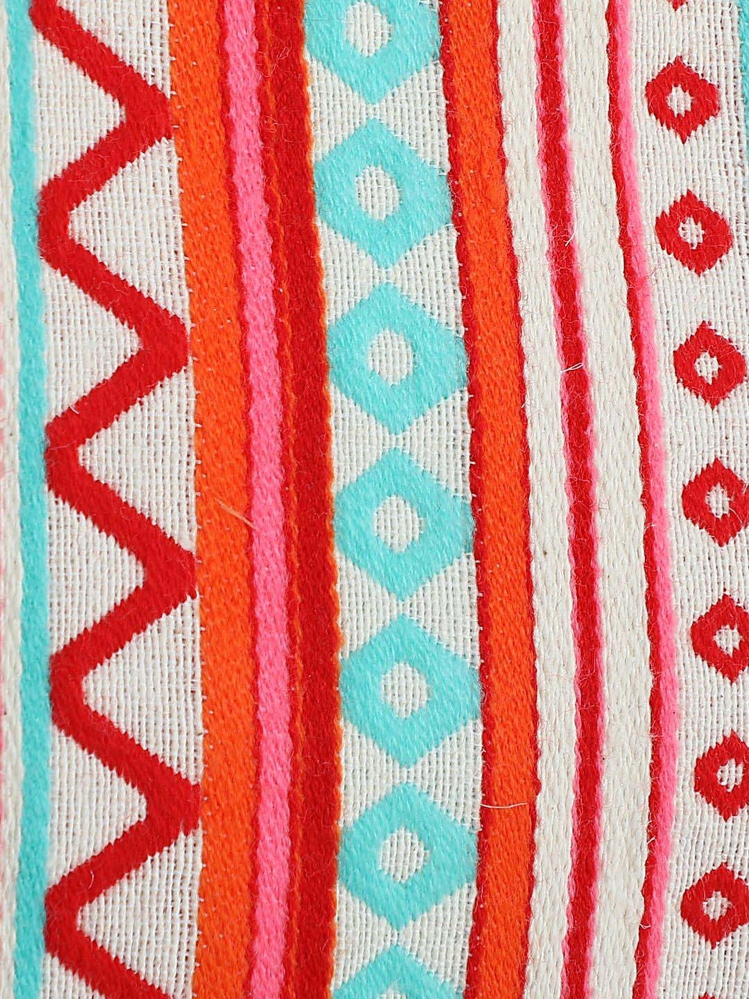 NR by Nidhi Rathi Multicolor Textured Medium Handbag