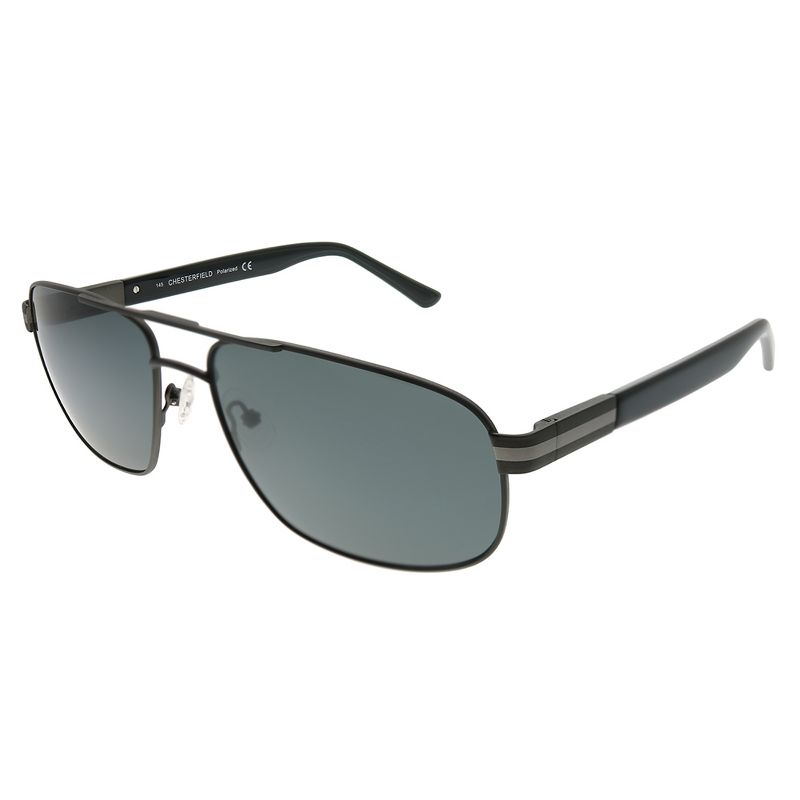 Chesterfield CH 05/S R81 Unisex Aviator Polarized Sunglasses Matte Ruthenium 61mm