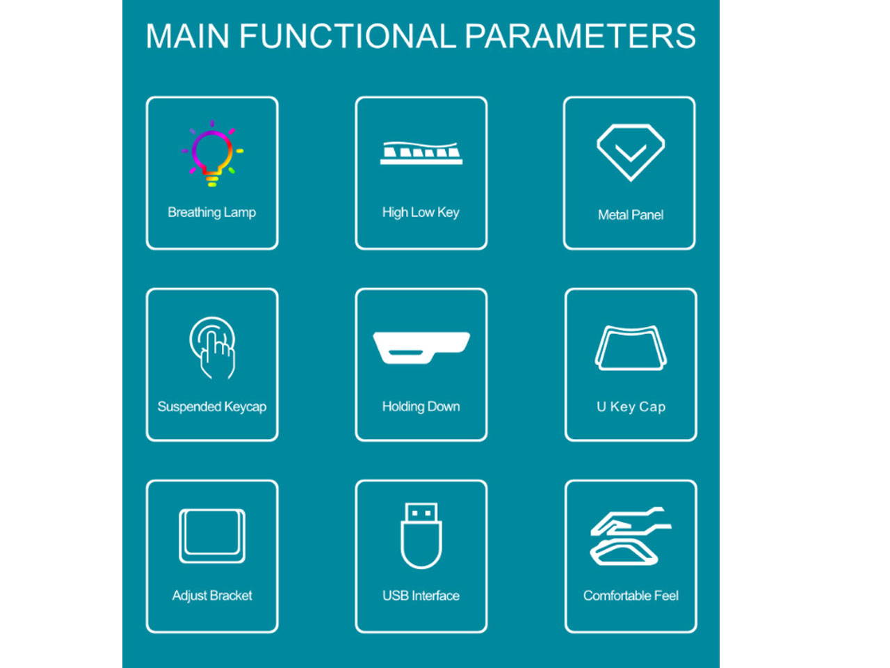 Wired Gaming Keyboard and Mouse, Rainbow Backlit Keyboard Mouse Metal Panel, Removable Hand Rest Keyboard and 7 Color Gaming Mute Mouse for PC Gamers