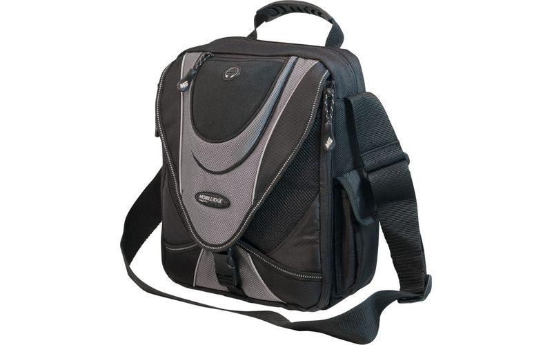 Mobile Edge 9" - 13.3" Mini Messenger - Messenger - Top-loading - 9" to 13.3" Screen Support - 13" x 12" x 5" - Nylon - Black, Silver