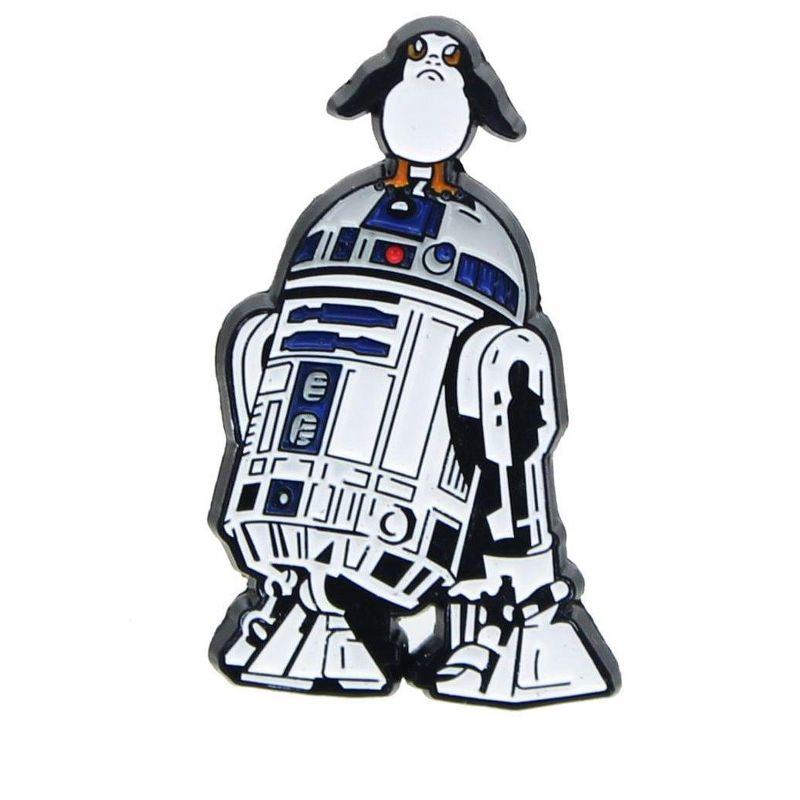 SalesOne LLC Star Wars: The Last Jedi R2-D2 w/ Porg Enamel Collector Pin