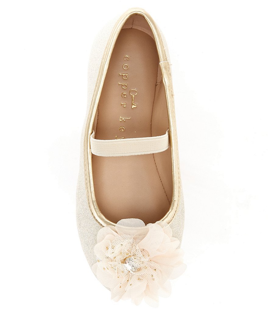 Copper Key Girls' Surely Glitter Ballet Flats (Toddler)