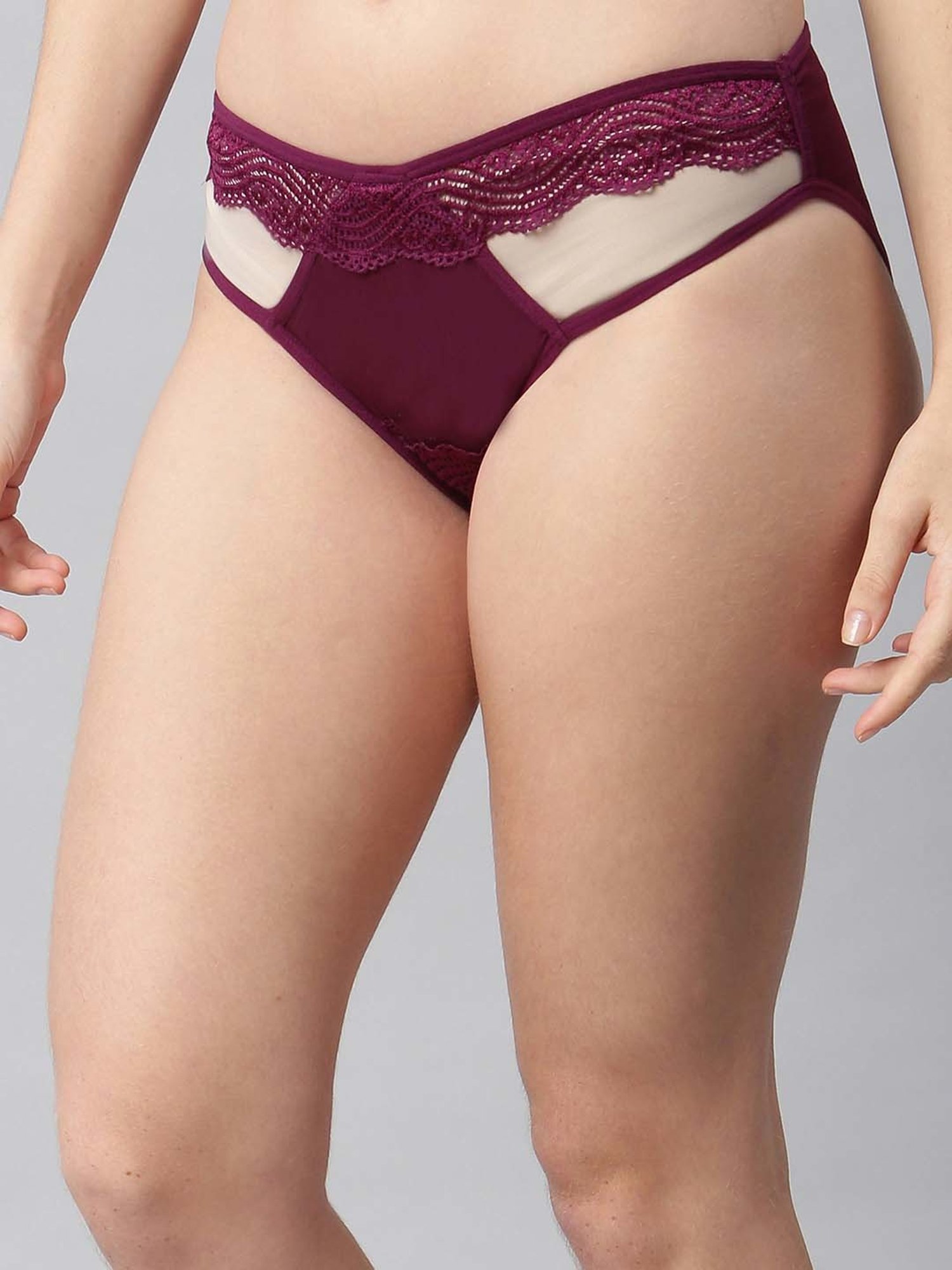 Cukoo Purple Lace Bikini Panty
