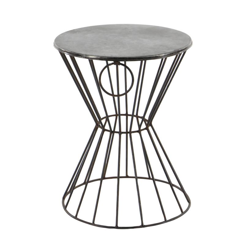 Wood Fiber Clay Patio Accent Table - Olivia & May