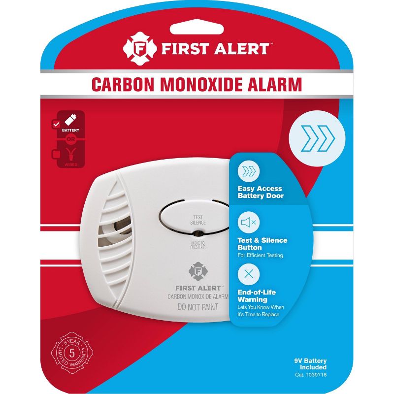 First Alert 3pk Battery CO Alarm