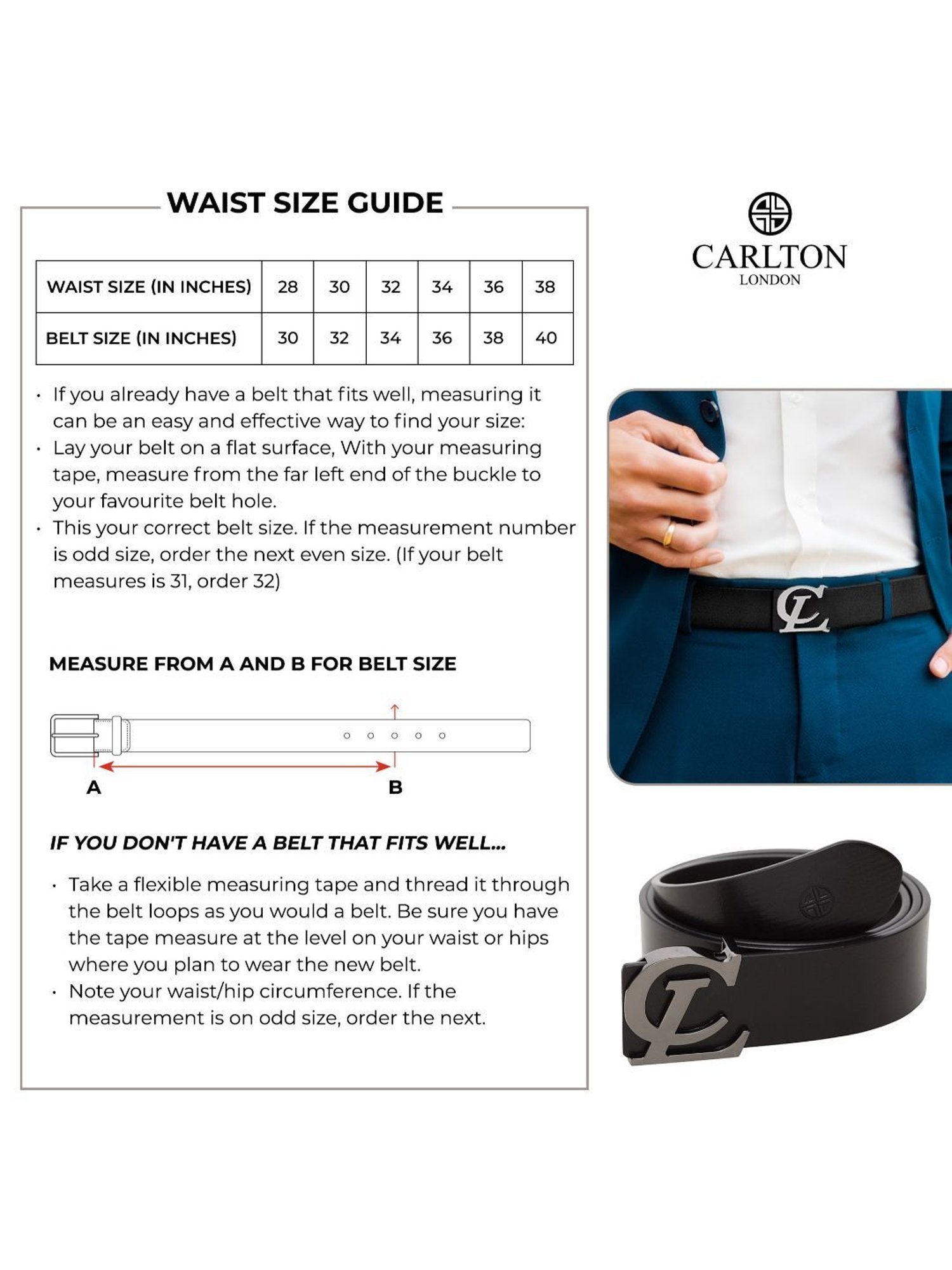 Fossil Julian Black Leather Solid Waist Belt