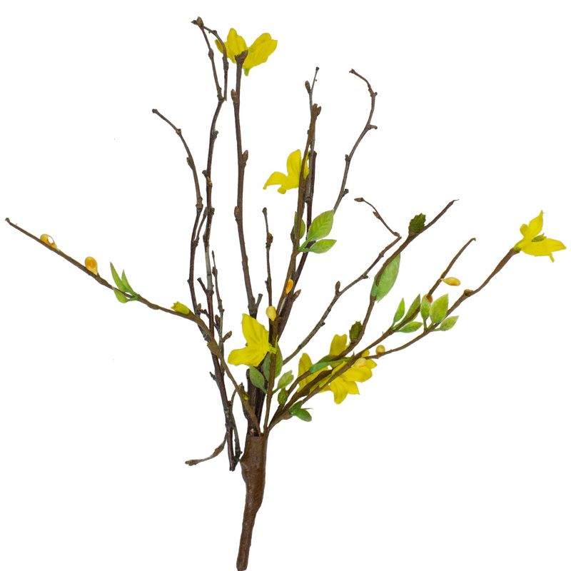 Darice 9" Yellow Forsythia Flower Branch Artificial Spring Pick Decoration