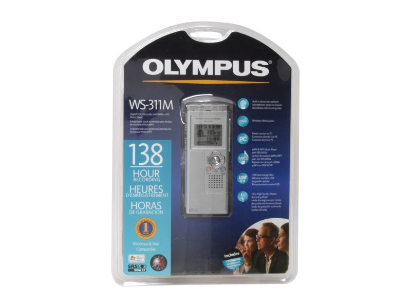 OLYMPUS WS-311M Digital Voice Recorder with Music Player