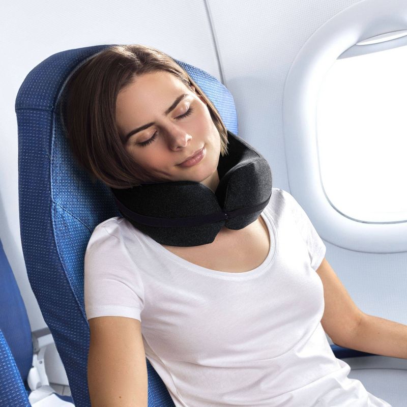 Brookstone Clove Travel Pillow - Black