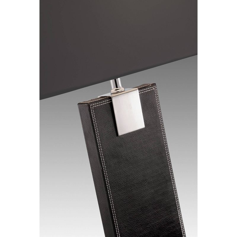 Lite Source Remigio 1 Light Table Lamp  - Black/Polished Steel