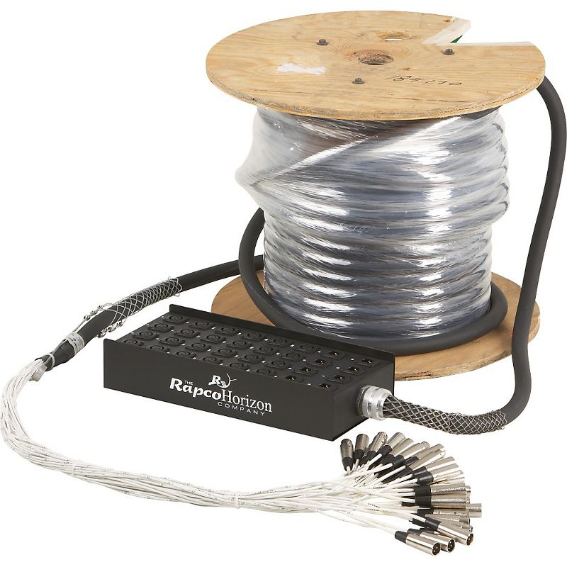Rapco Horizon 24X8 XLR Fan-Box Snake 125 ft.