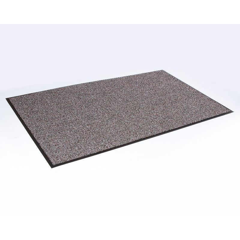 3'x5' Rectangle Solid Floor Mat Gray - Crown