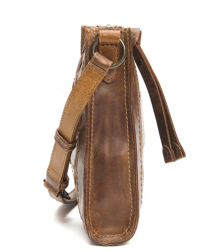 Frye Melissa Patchwork Leather Top Zip Crossbody Bag