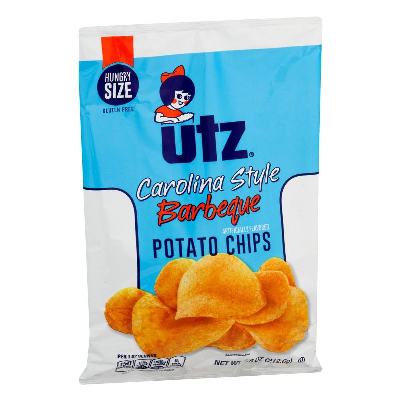 Utz Carolina Style Barbeque Potato Chips - 7.5oz