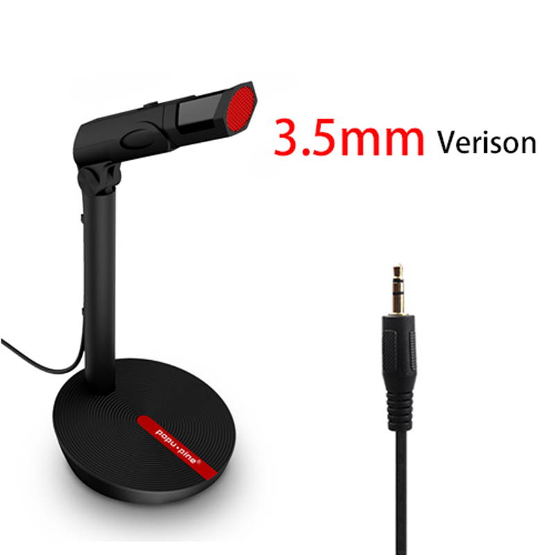 Adjustable Desktop Gaming Microphone Omnidirectional Condenser Dual Microphone Voice Recording Mic with Holder for iPad Phone