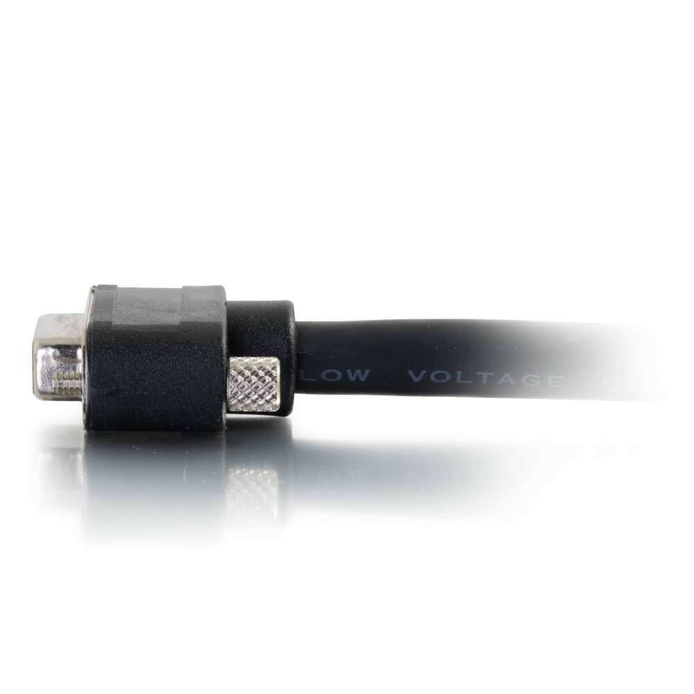 C2G HD15 Male to HD15 Female VGA Video Extension Cable 6ft Length - Black