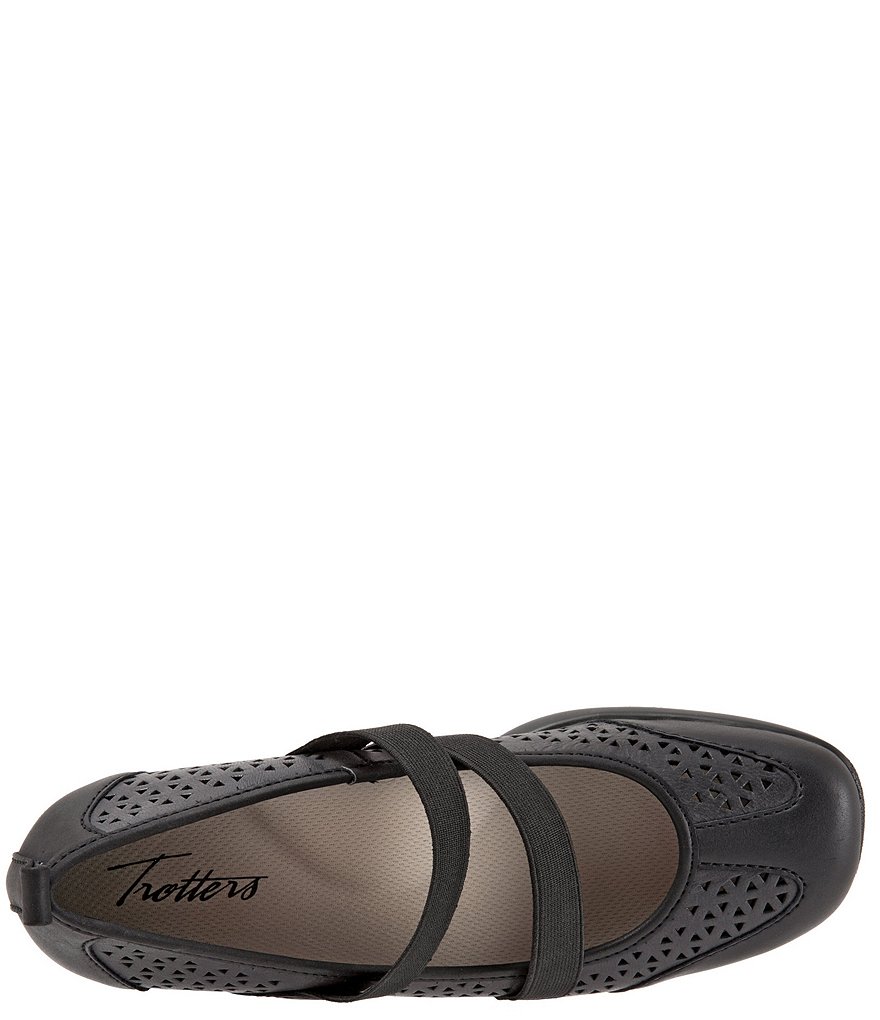 Trotters Josie Perforated Leather Slip-Ons