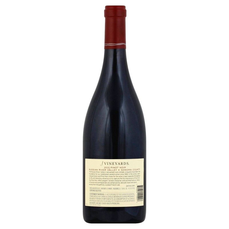 J Pinot Noir Red Wine - 750ml Bottle