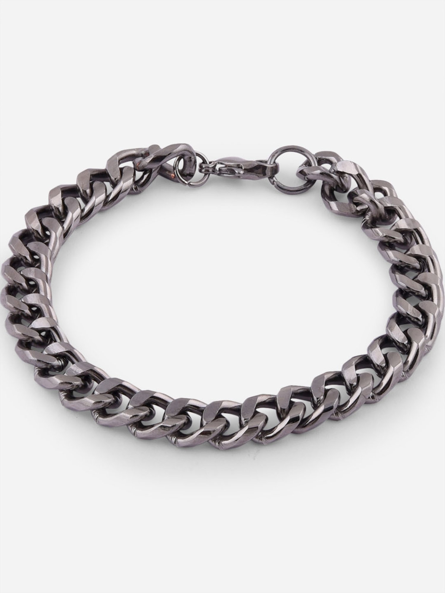 The Bro Code Silver-Plated Chunky Chain Bracelet For Men