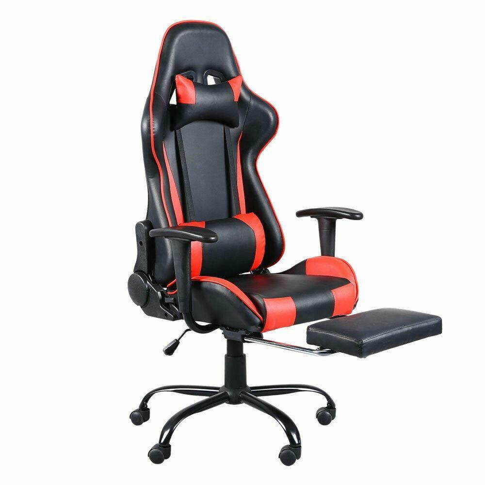 Office Computer Gaming Chair Racing Desk Seat Ergonomic Adjustable High Back