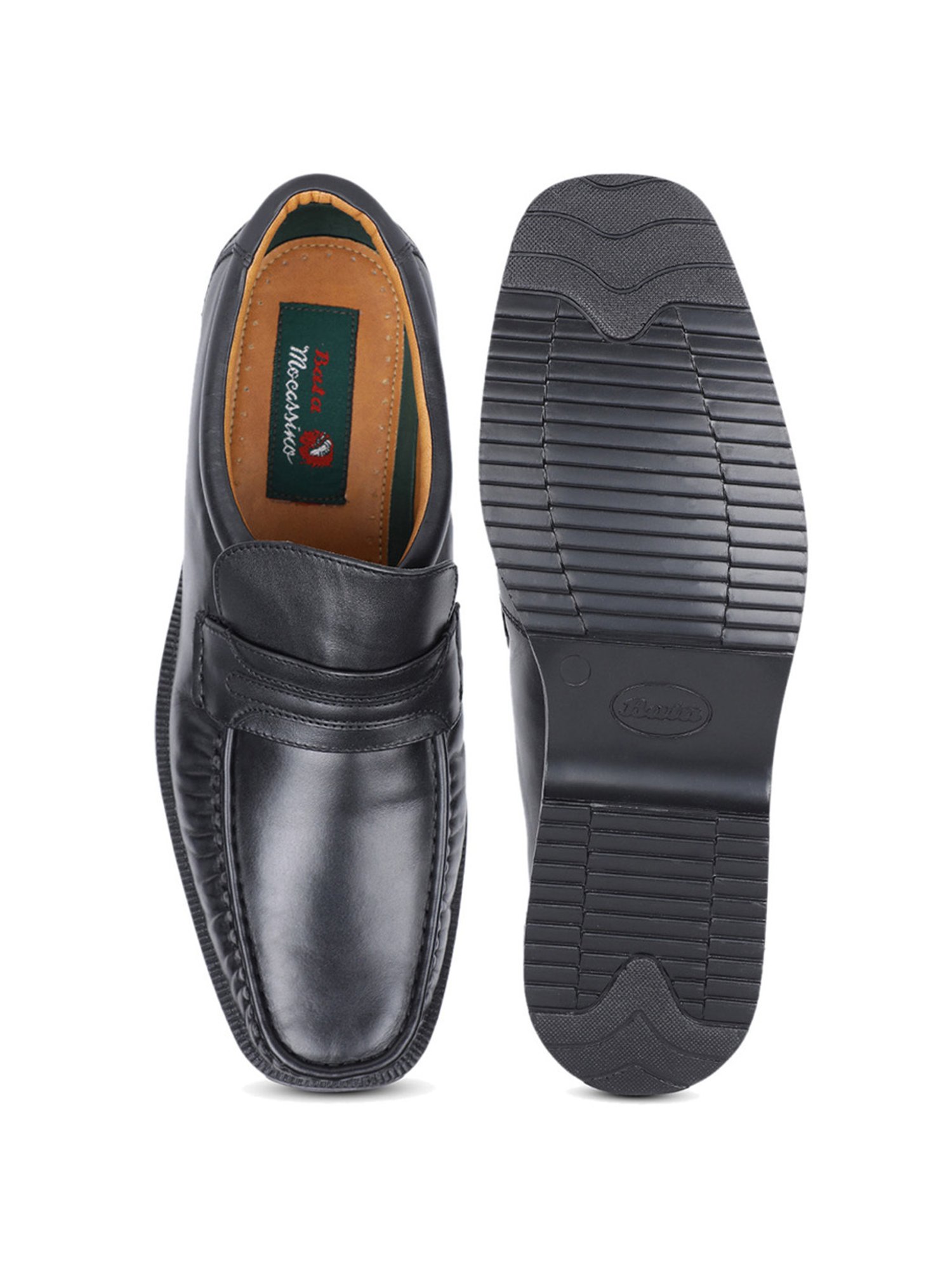 Bata Men's Black Formal Loafers