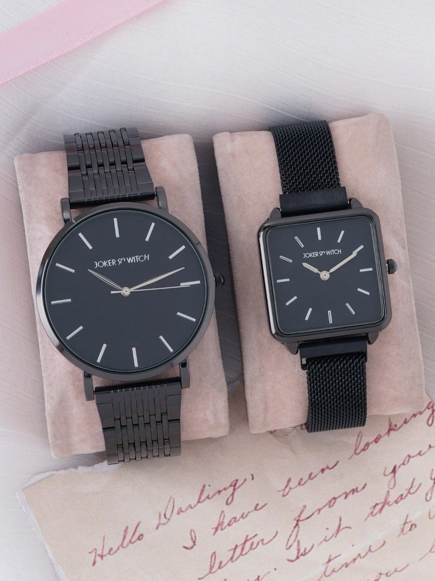 Joker & WItch JWCW382 Analog Couple Watch