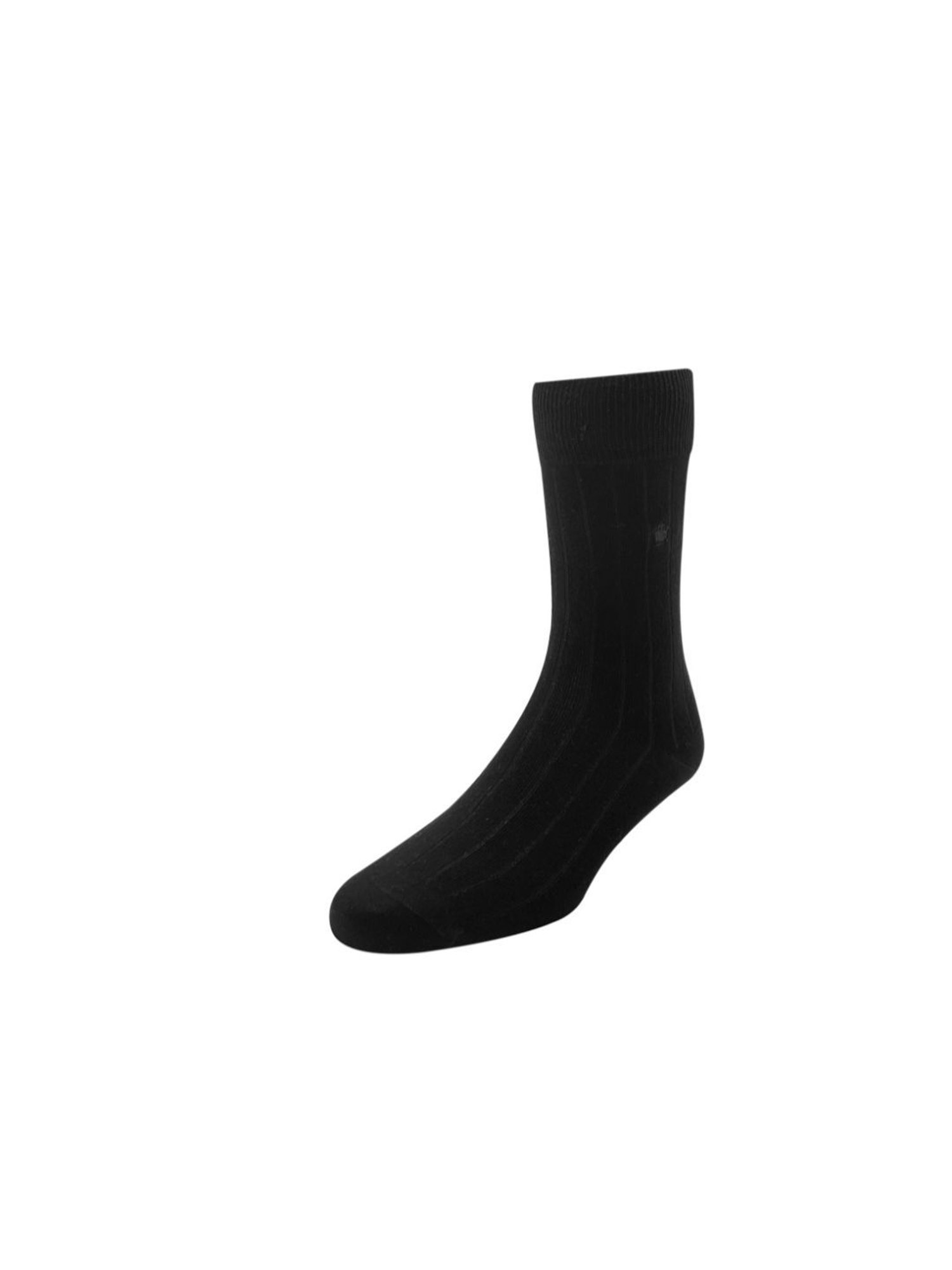 Louis Philippe Black Cotton Socks (Pack of 3)