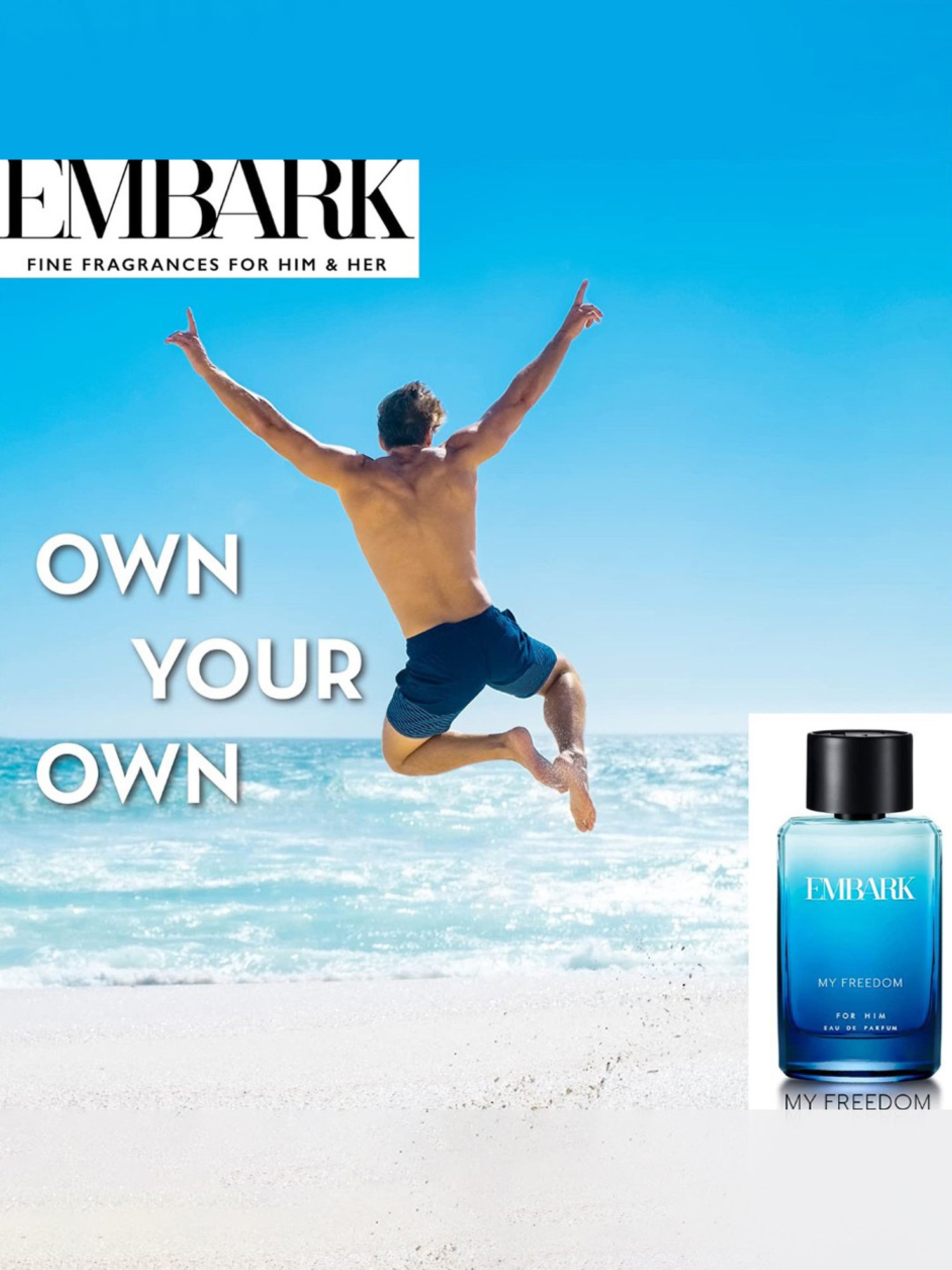 Embark My Freedom Eau de Parfum for Him - 100 ml
