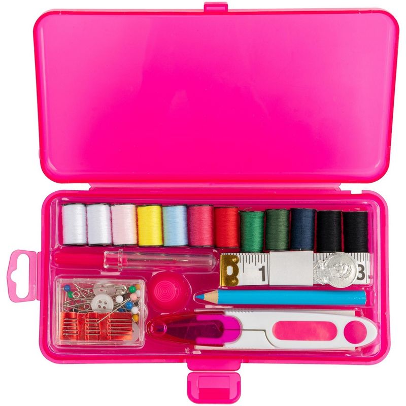 Singer Exclusive Survival Sew Kit 70/Pkg-Pink
