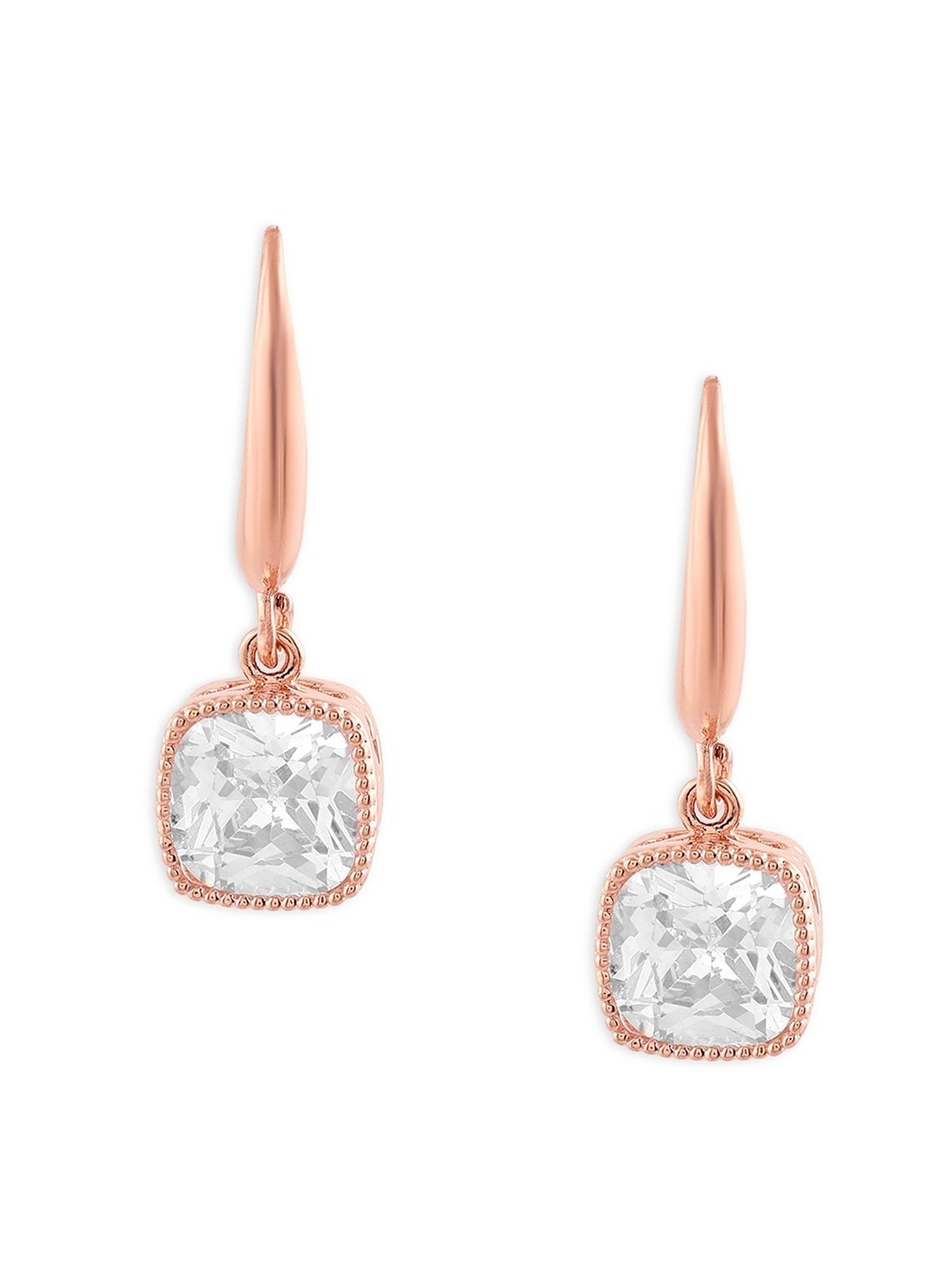 OOMPH Jewellery Yellow Enamel Floral Jhumki