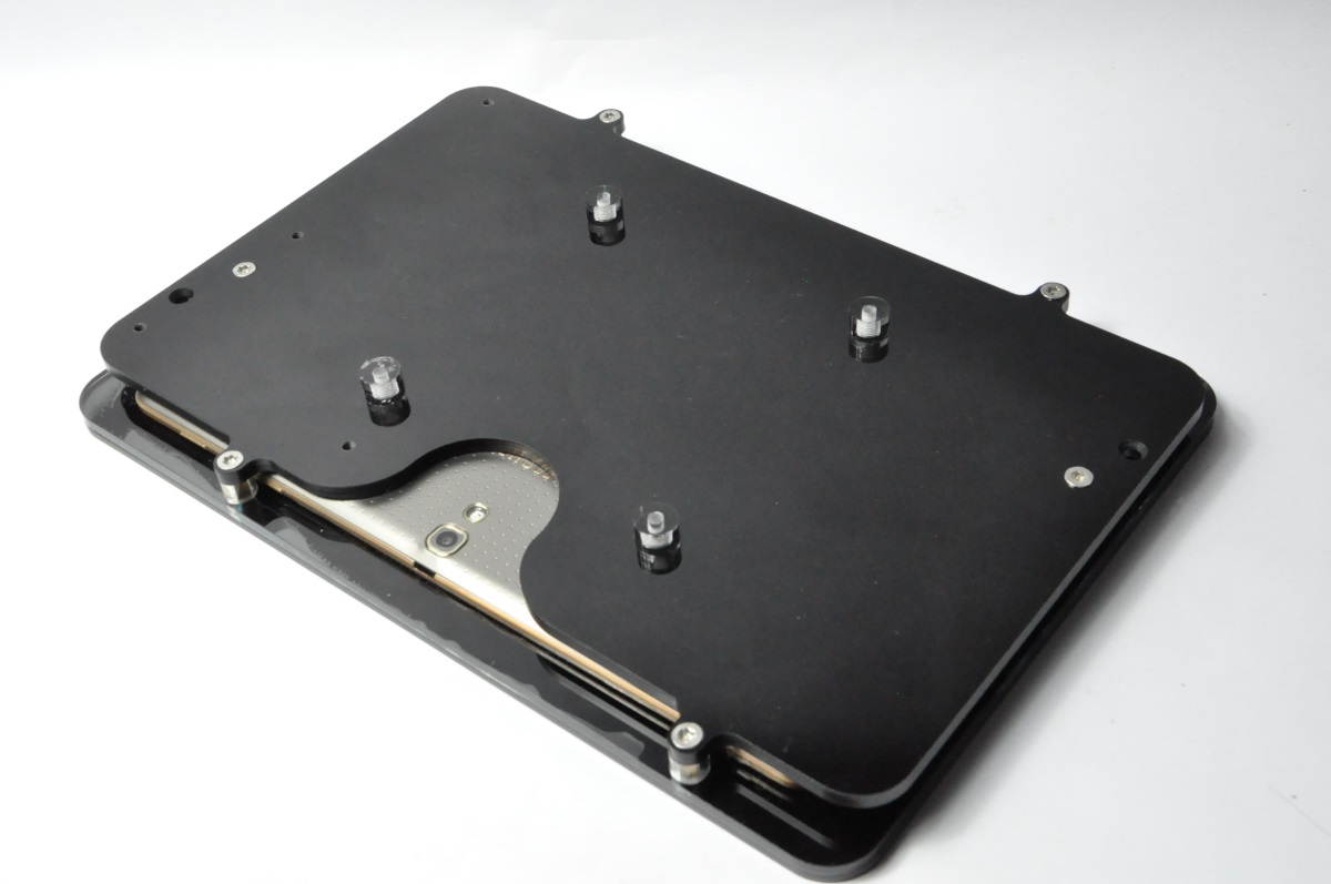 Clear Desktop Security Stand for Samsung Galaxy Tab S 10.5 used as Kiosk, POS, Store Display, Show Display