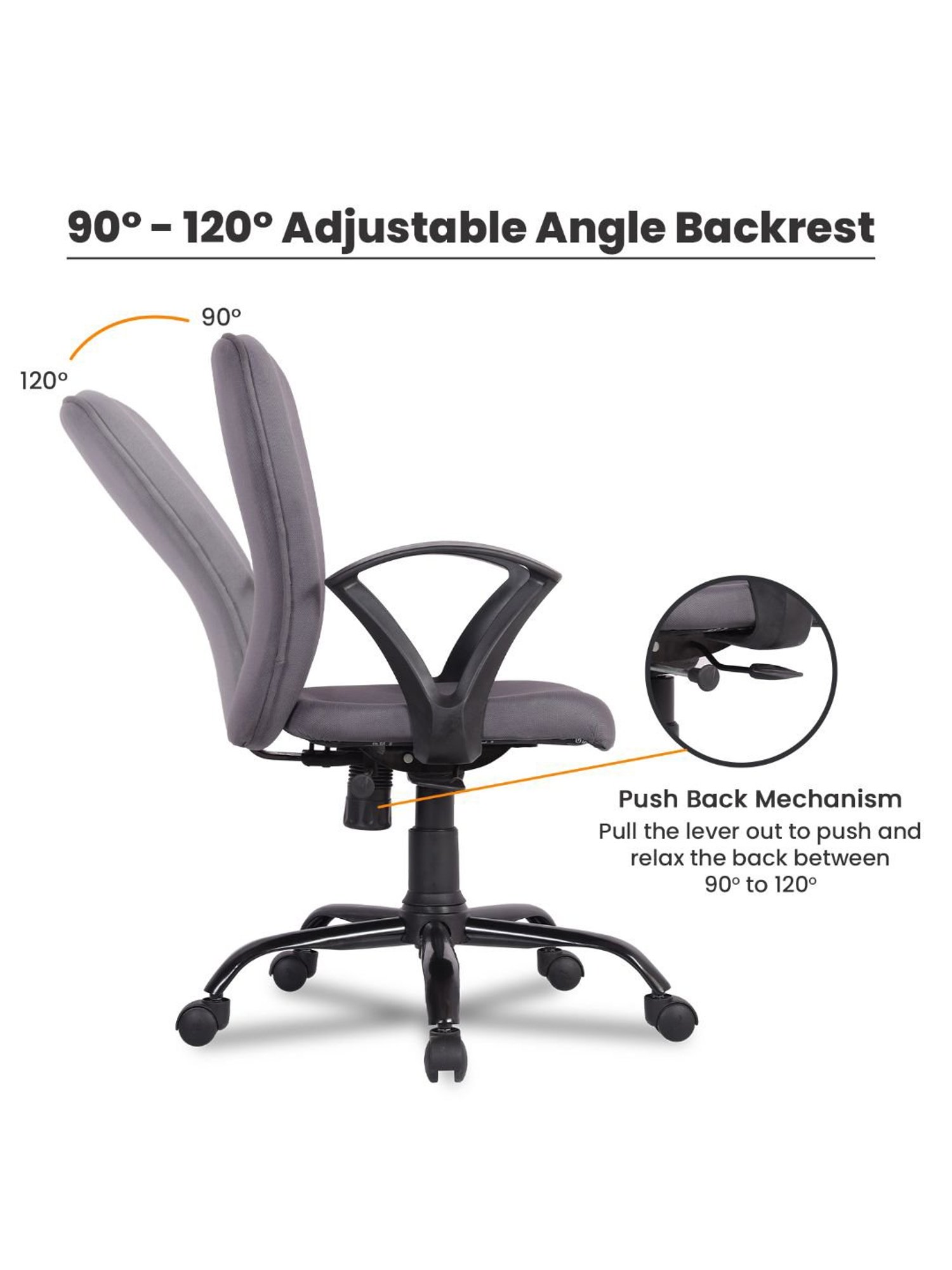 Green Soul Seoul-X Grey Foam Ergonomic Office Chair