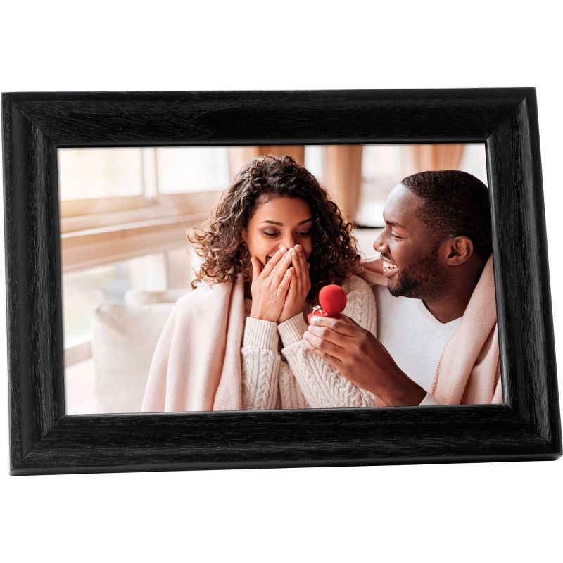 10" Wi-Fi Digital Wood Frame Black - Polaroid