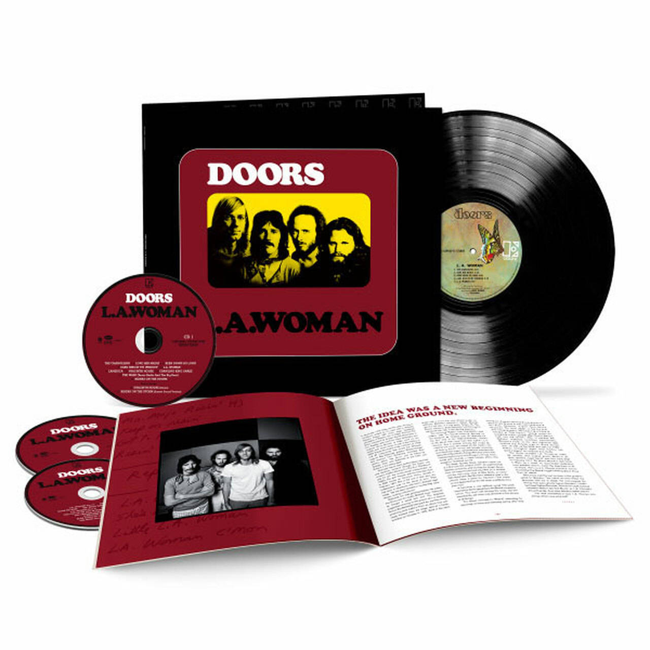 The Doors L.A. Woman 50th Anniversary Deluxe Numbered Limited Edition 180g LP & 3CD (Vinyl)