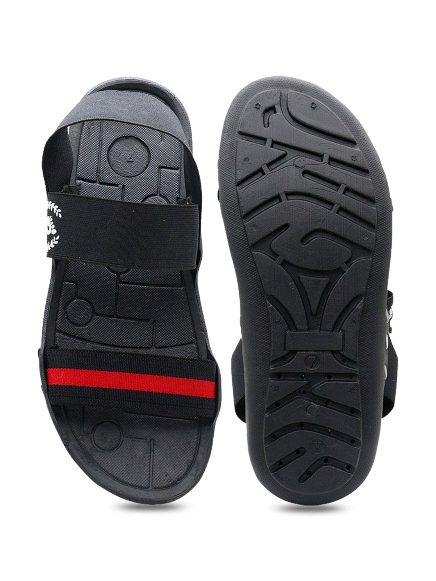 Prolific Men's Jet Black Sling Back Sandals