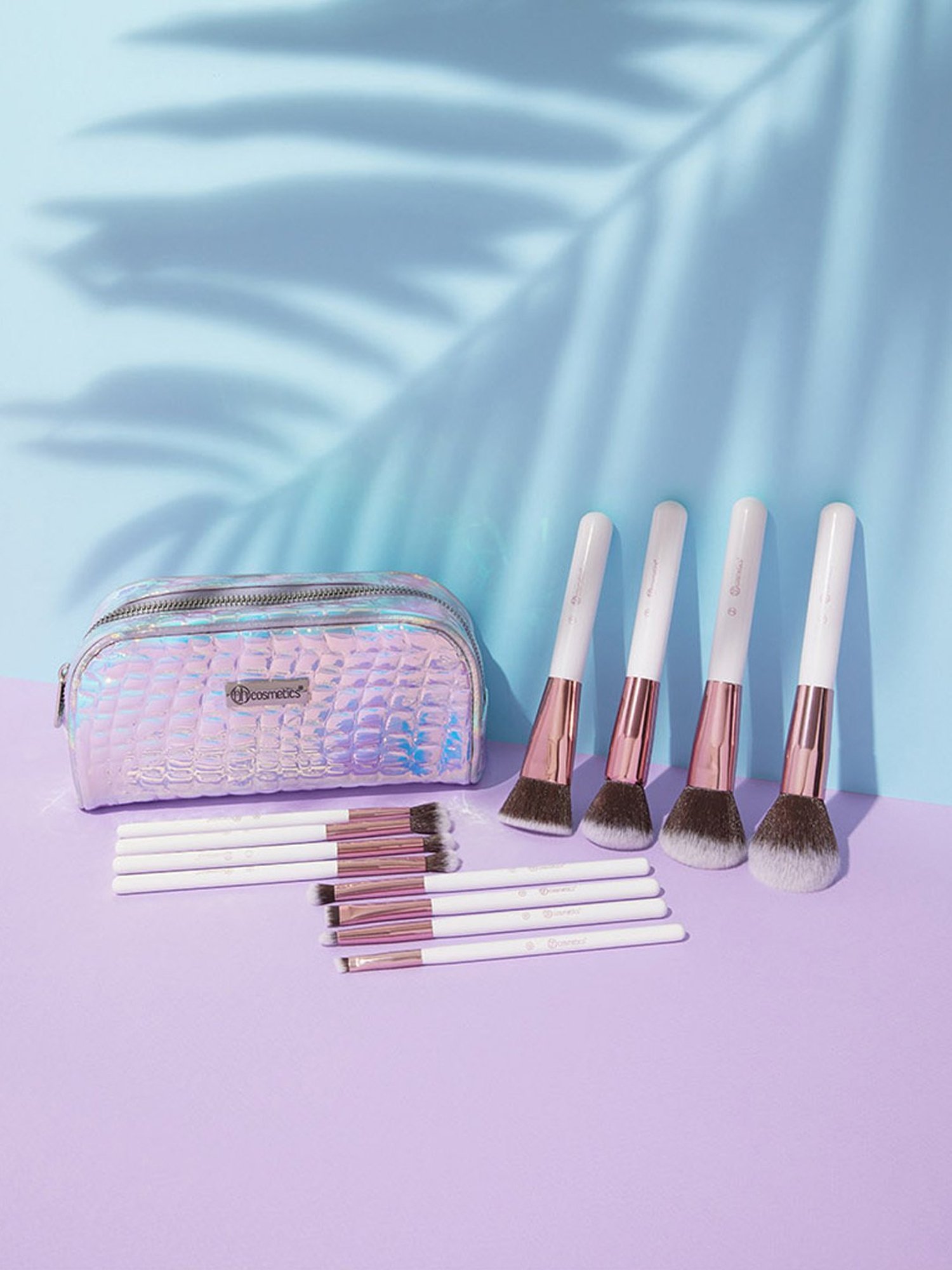 BH Cosmetics Crystal Quartz Brush Set with Bag
