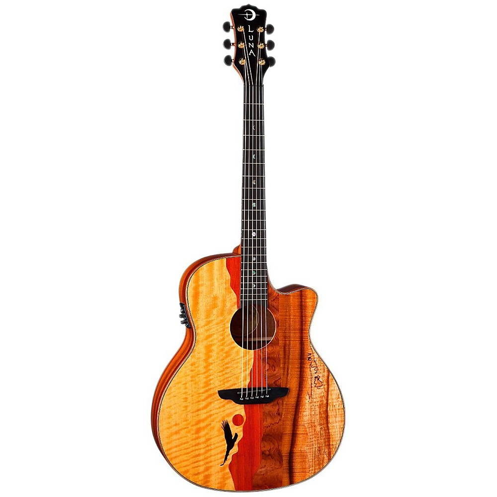 Luna Vista Series Eagle Grand Auditorium Acoustic-Electric Guitar