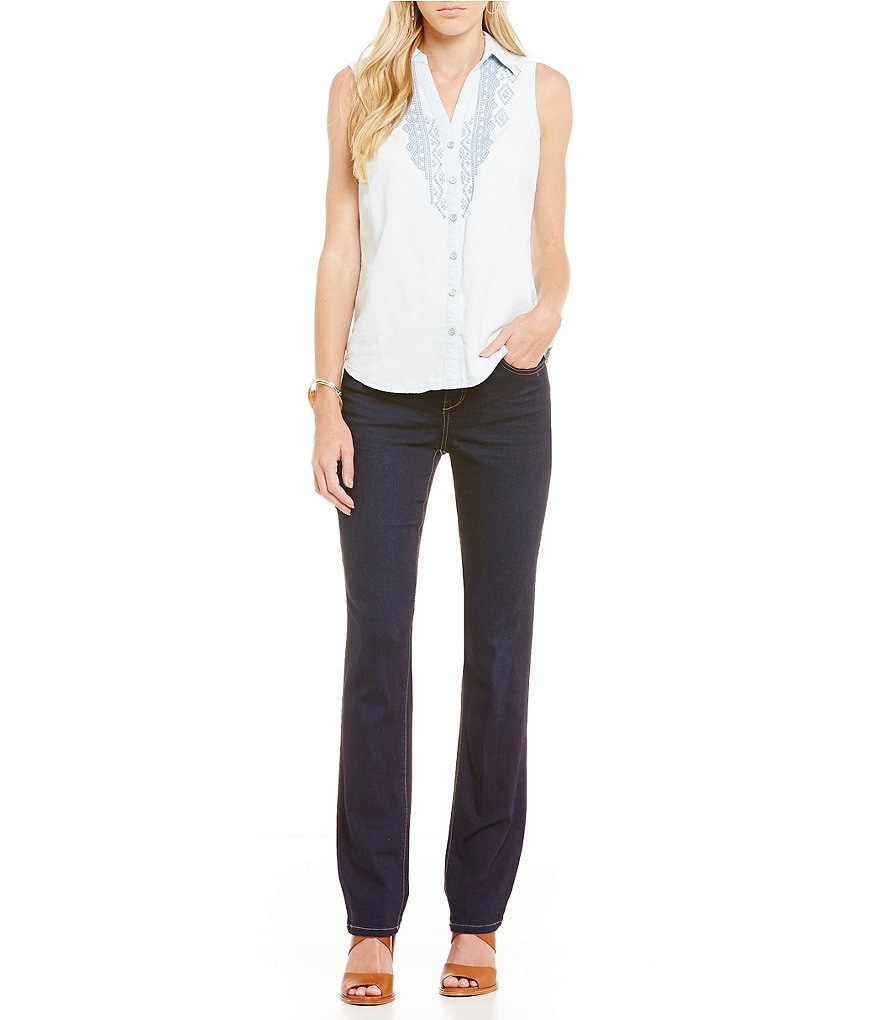 Code Bleu Chelsea Slimming Straight Leg Jeans
