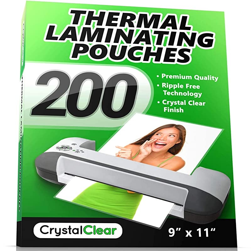 200-Pieces Universal Thermal Laminating Pouches