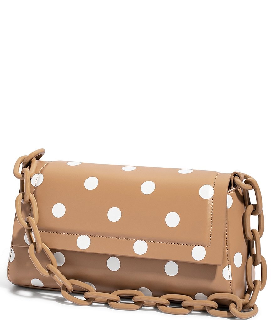 House of Want How We Fashion Polka Dot Vegan Leather Shoulder Bag