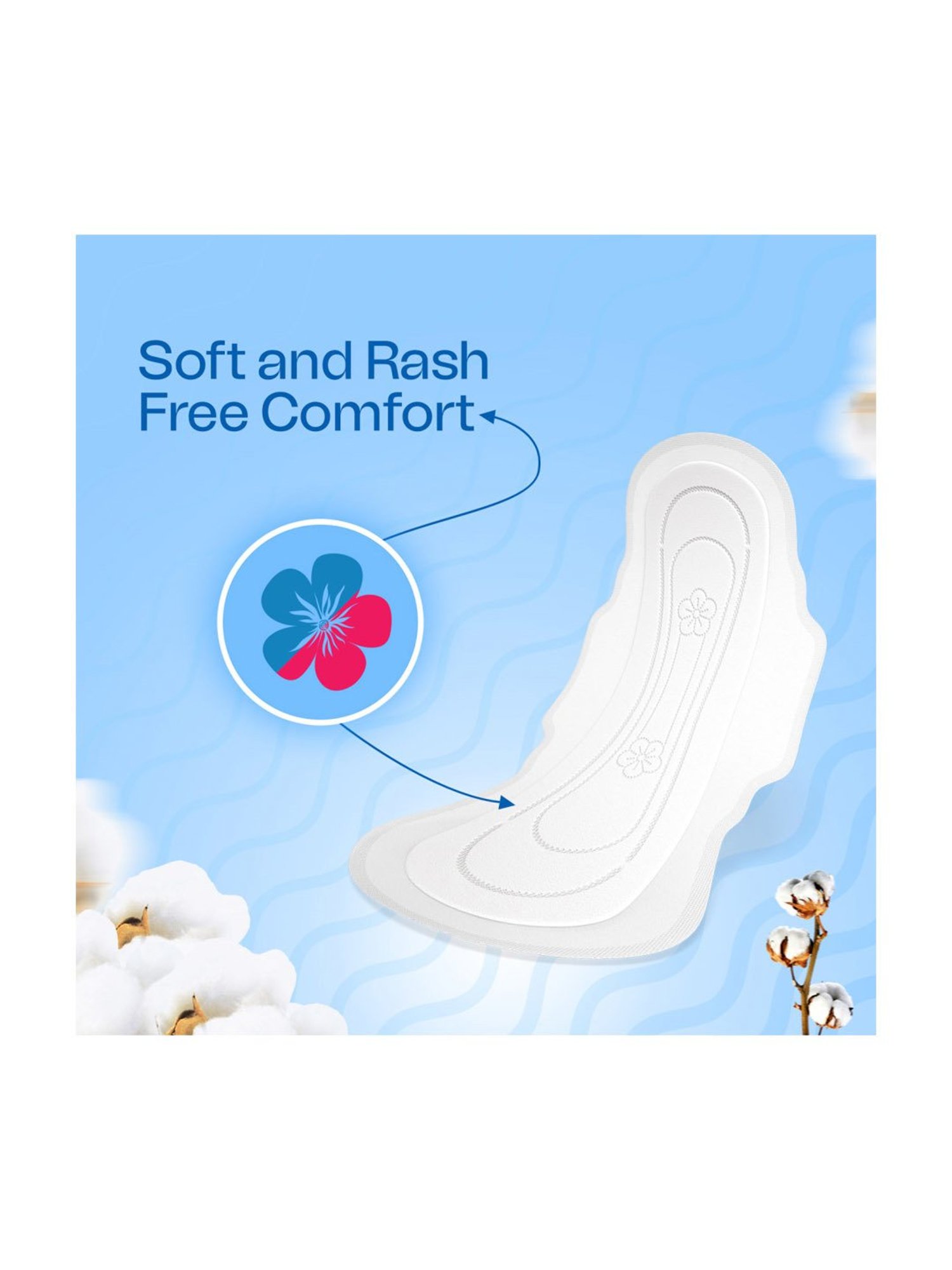 Paree Ultra Thinz Soft & Rash Free Sanitary Trifold XL Pads for Women - 30 Pcs