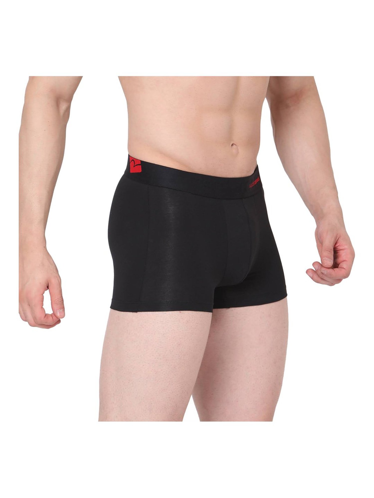 UnderJeans by Spykar Black Trunks