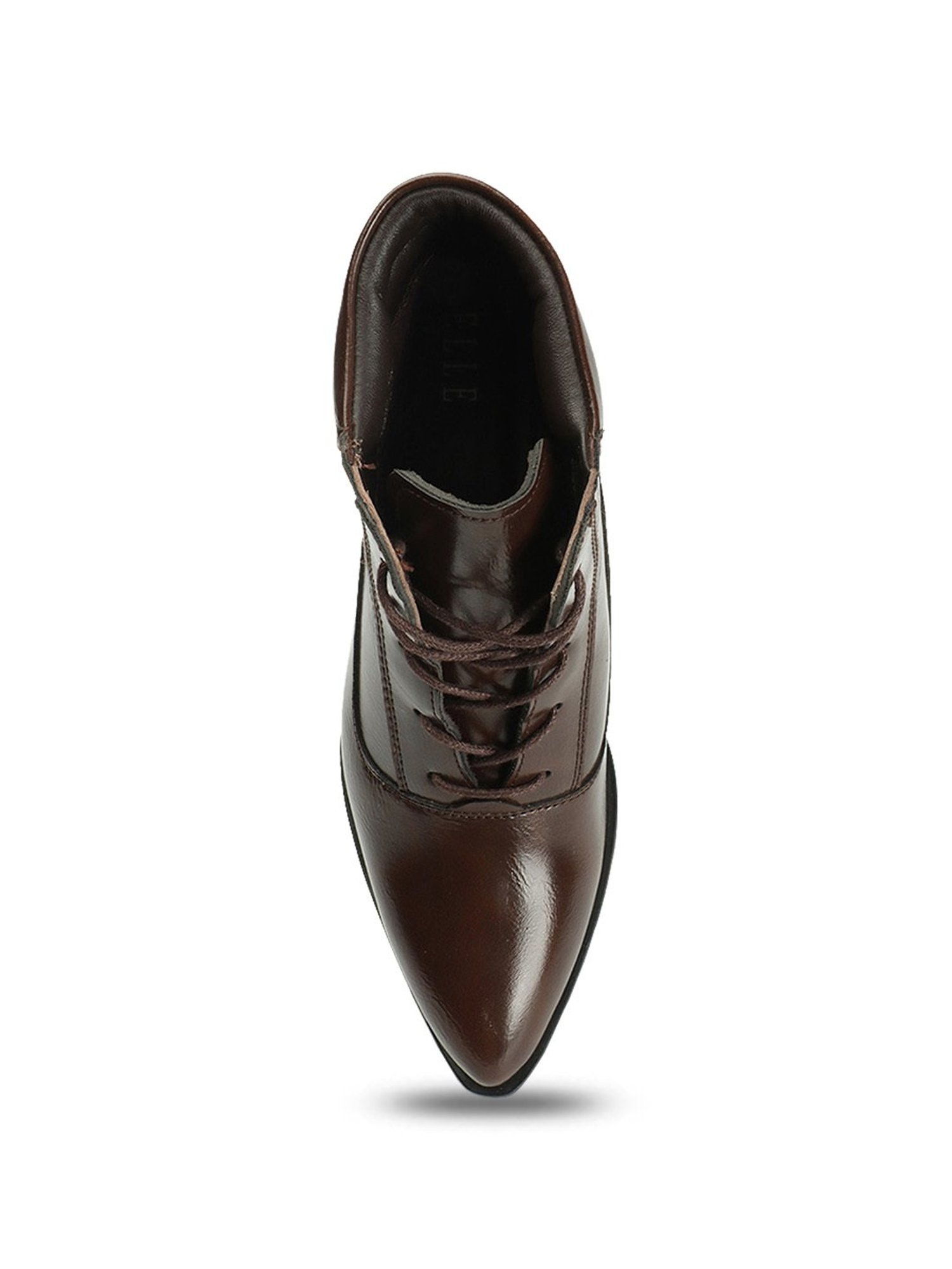 Elle Women's Brown Derby Boots