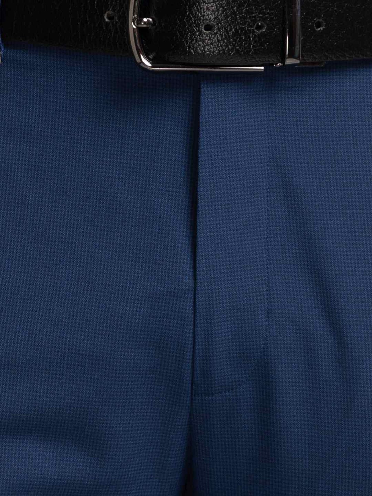 Raymond Blue Regular Fit Texture Trousers