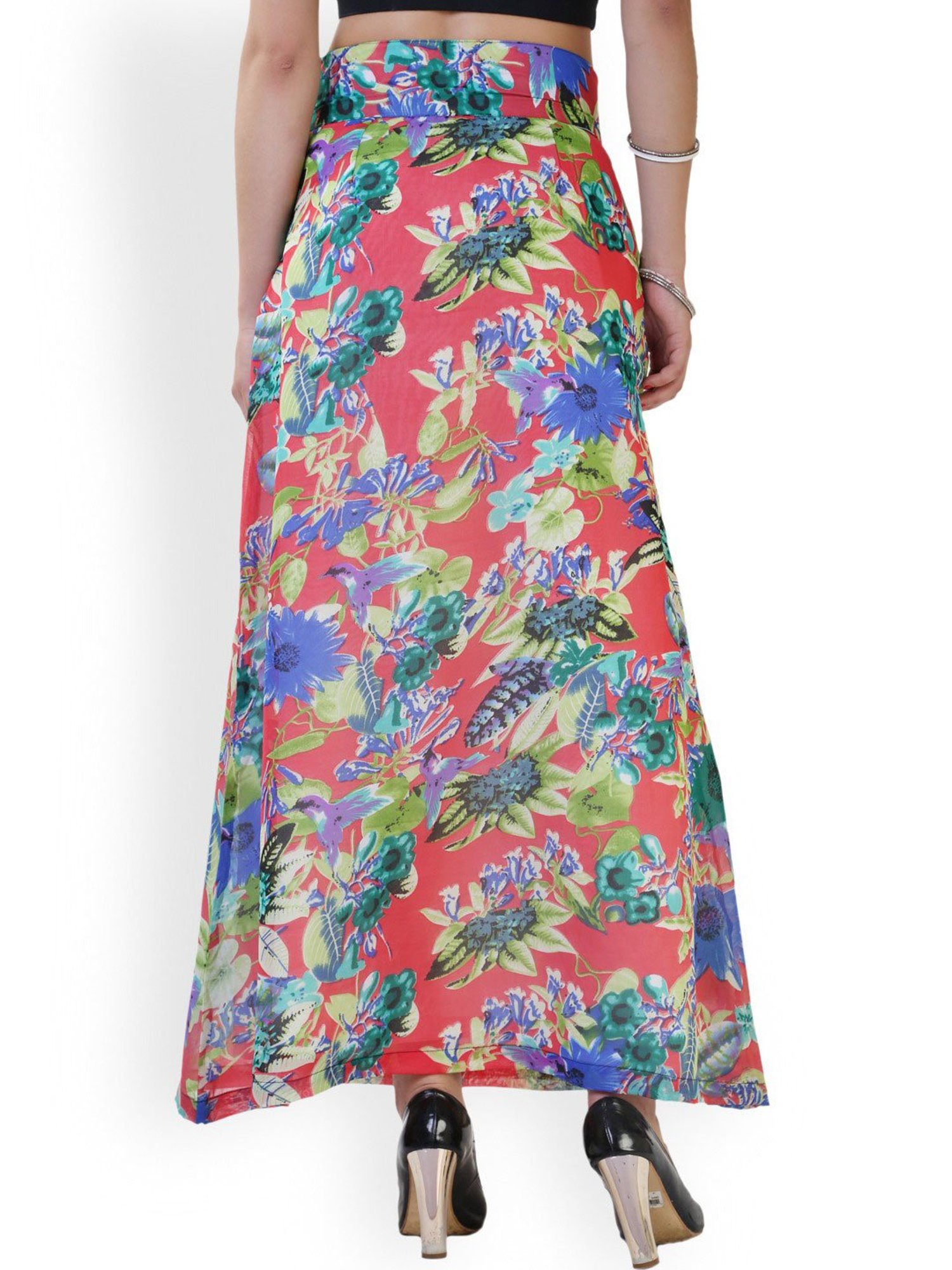 Belle Fille Multicolor Printed Skirt