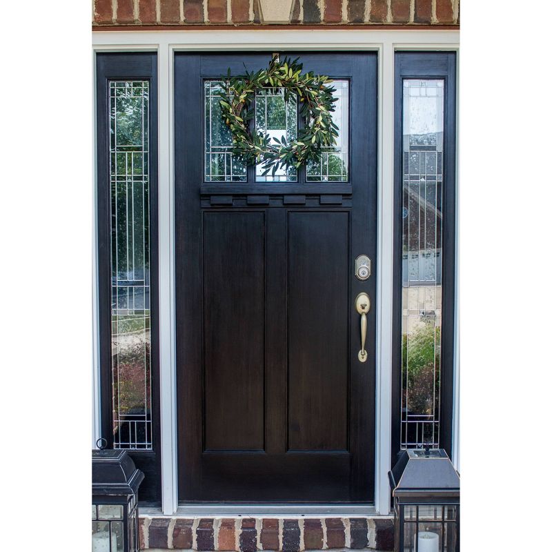 20" Artificial Olive Wreath - Nearly Natural