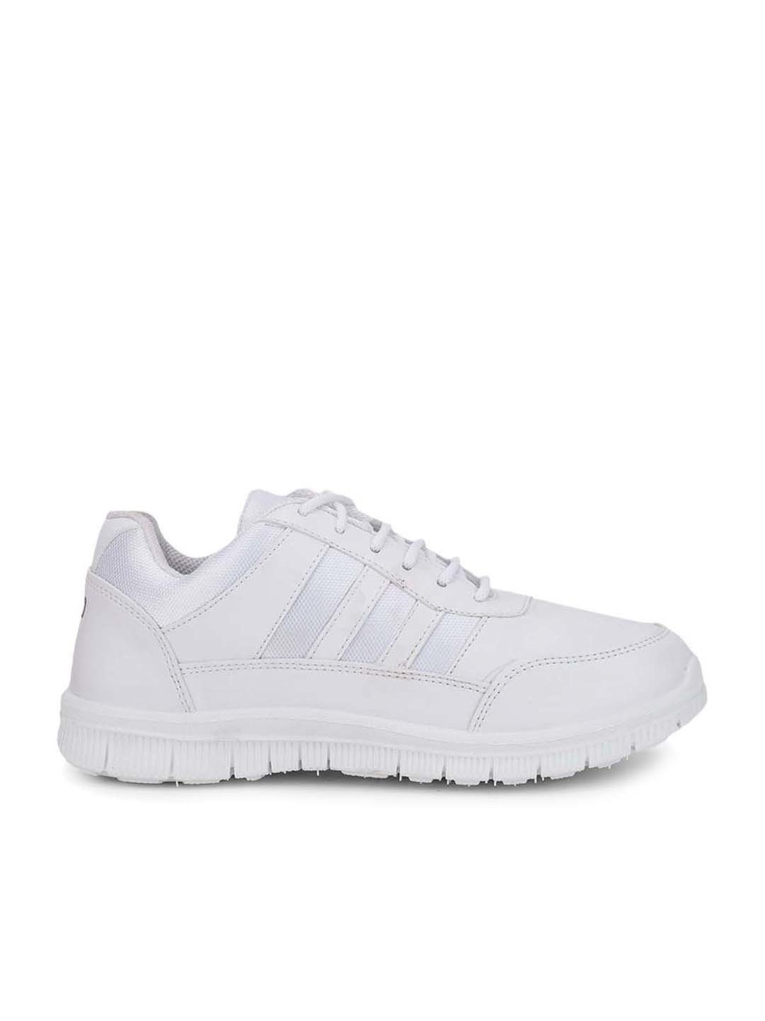 Force 10 By Liberty Kids White Lace Up Shoes