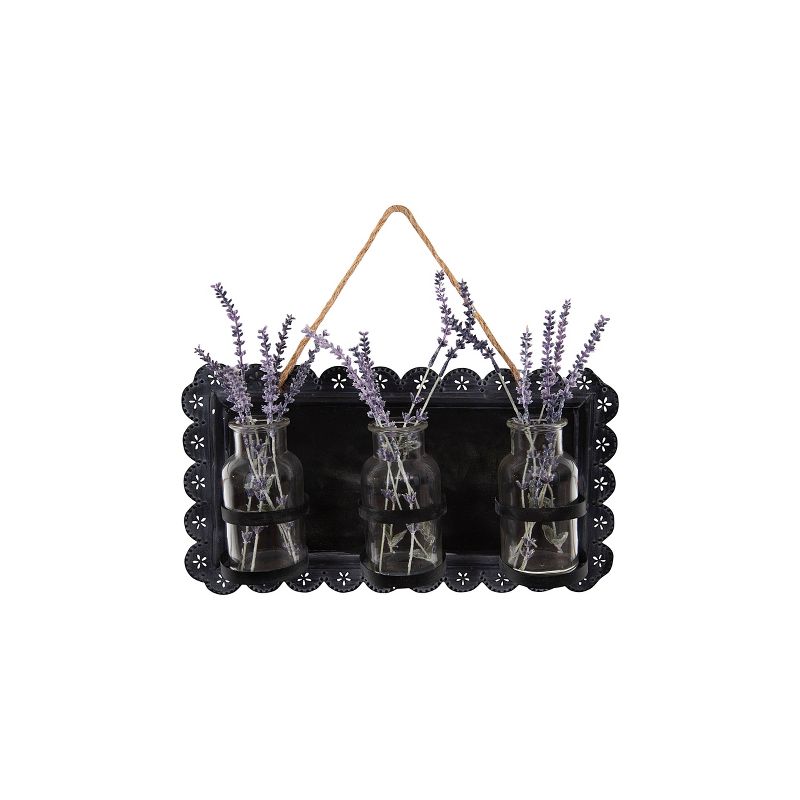 Honey-Can-Do Floating Wall Shelf Natural