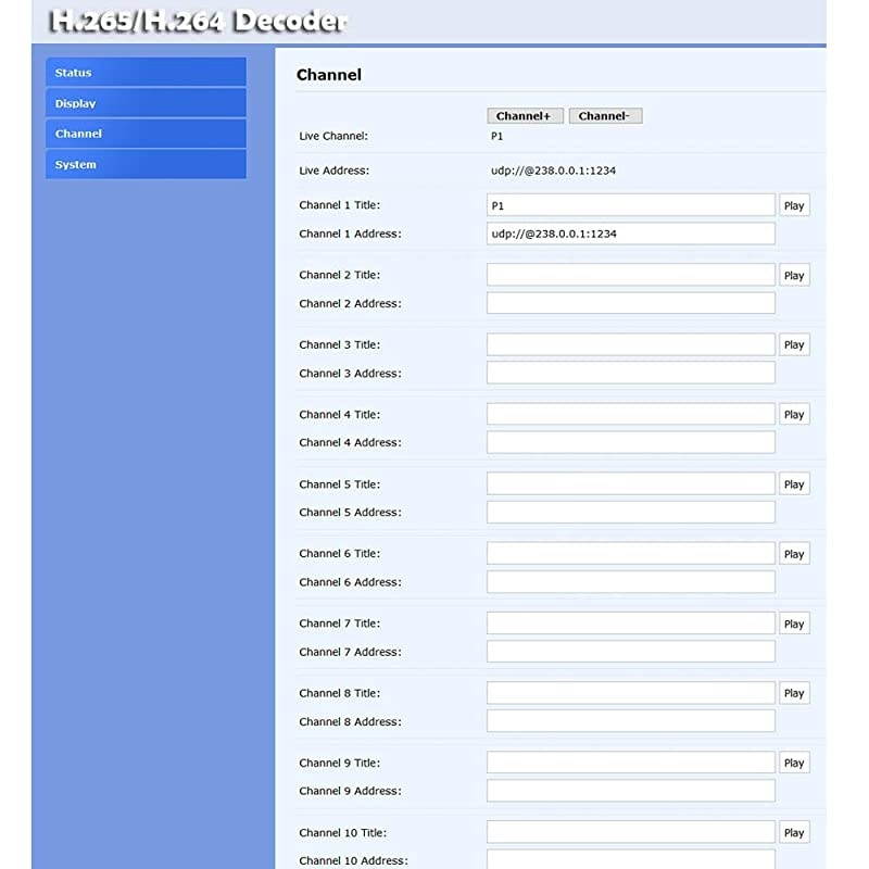 H265 H264 HD Video Audio Decoder IP Camera Decoder HTTP RTSP M3U8 RTMP UDP Unitcast to HDMI AV RCA Decoder for Advertisement Display Decoding Video Encoder Decoding IP Camera