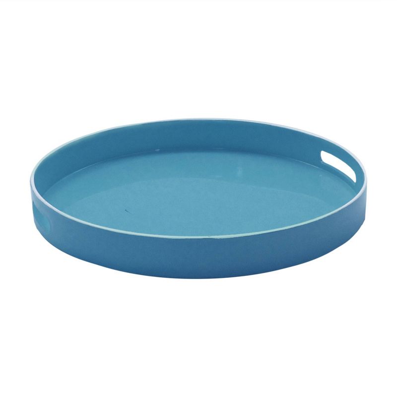 Trina Turk Round Tray - Teal